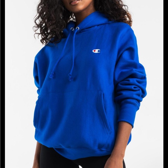 Blue Champion Hoodie - Picture 1 of 3